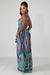 "Catch these Vibes" Vibrant Maxi dress