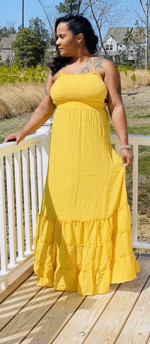 Summer Breeze Halter Dress