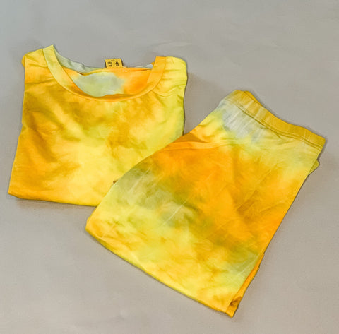 Chill Biker Short Set-Tie Dye